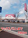 【スーパー】マックスバリュまで790ｍ