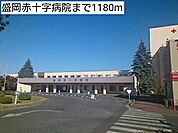 【総合病院】盛岡赤十字病院まで1180ｍ