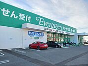 【ドラッグストア】エバグリーン紀三井寺店様まで1200ｍ