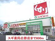 【ドラッグストア】スギ薬局　忠節店まで800ｍ