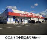 【ドラッグストア】ウエルネス中野店まで750ｍ