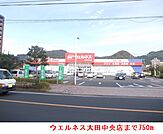 【ドラッグストア】ウエルネス大田中央店まで750ｍ