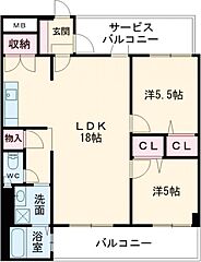 物件の間取り