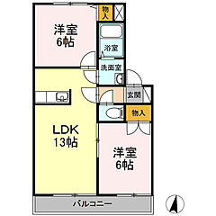 物件の間取り