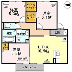 物件の間取り
