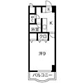 舘坂マンションA6階4.4万円