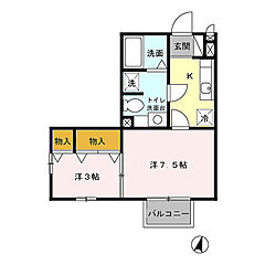物件の間取り