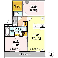 物件の間取り
