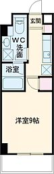 ラ・シュエット 1Kの間取図画像