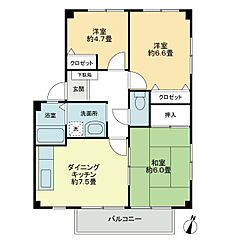 物件の間取り