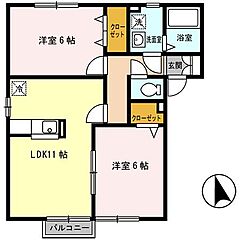 物件の間取り
