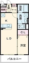 CoatAvenue 1LDKの間取図画像