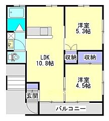 物件の間取り