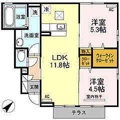 物件の間取り