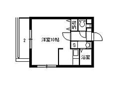 TIFFANY ワンルームの間取図画像