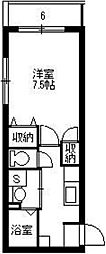 N-Village 1Kの間取図画像