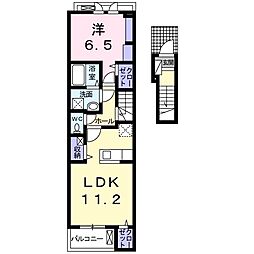 カーサ・プルミエ 1LDKの間取図画像