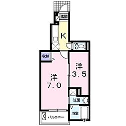 ポラリス5 1SKの間取図画像