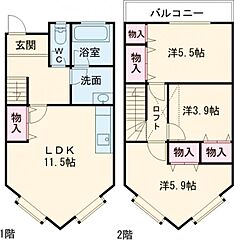 物件の間取り