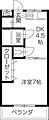 シャトー新星2階2.5万円