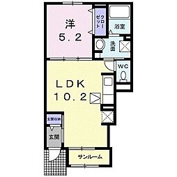間取図画像 1LDK