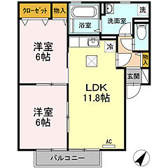 物件の間取り