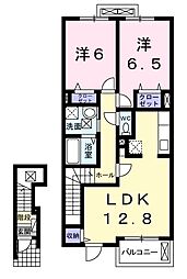 SpringFairy2 2LDKの間取図画像