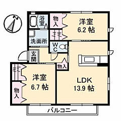 物件の間取り