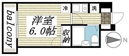 メゾン・ド・ラルジュ 1Kの間取図画像