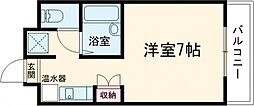 LIFETOWN2 ワンルームの間取図画像