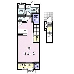 LANDSTAR ワンルームの間取図画像