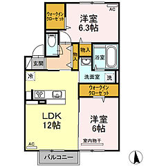 物件の間取り