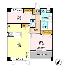物件の間取り