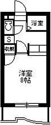 PALAZZOS 1Kの間取図画像