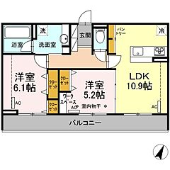 物件の間取り