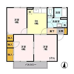 物件の間取り