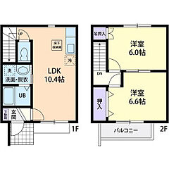 物件の間取り