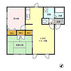 物件の間取り