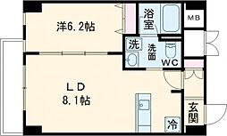 Kayasumitopia 1LDKの間取図画像