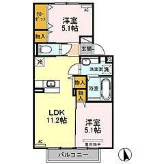 物件の間取り