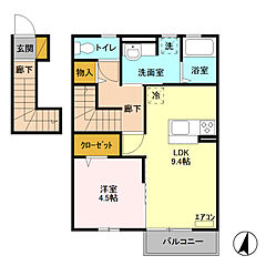 物件の間取り