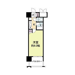 PARKFLATSESAKA 1Kの間取図画像