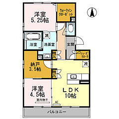 物件の間取り