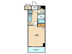 トーシンフェニックス吉祥寺参番館 3階1Kの間取り