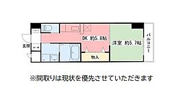メゾンドクレチュール 1DKの間取図画像