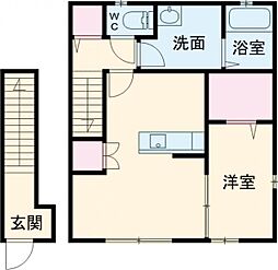 ソフィアコート 1DKの間取図画像