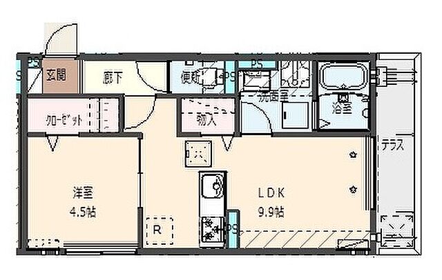 ホームズ でお部屋探し クローバー富士1号館 3階 1ldk 賃料7 3万円 37 86 賃貸アパート住宅情報 物件番号 取扱い不動産会社 大東建託リーシング株式会社 神戸店