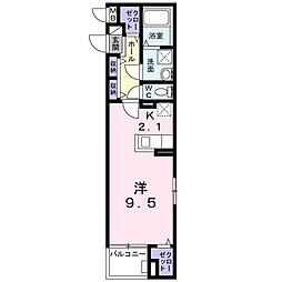 間取図画像 1K