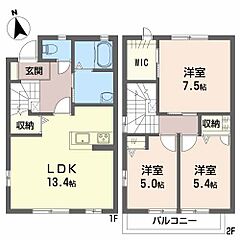 物件の間取り