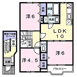 メゾンドセピア 3LDKの間取図画像